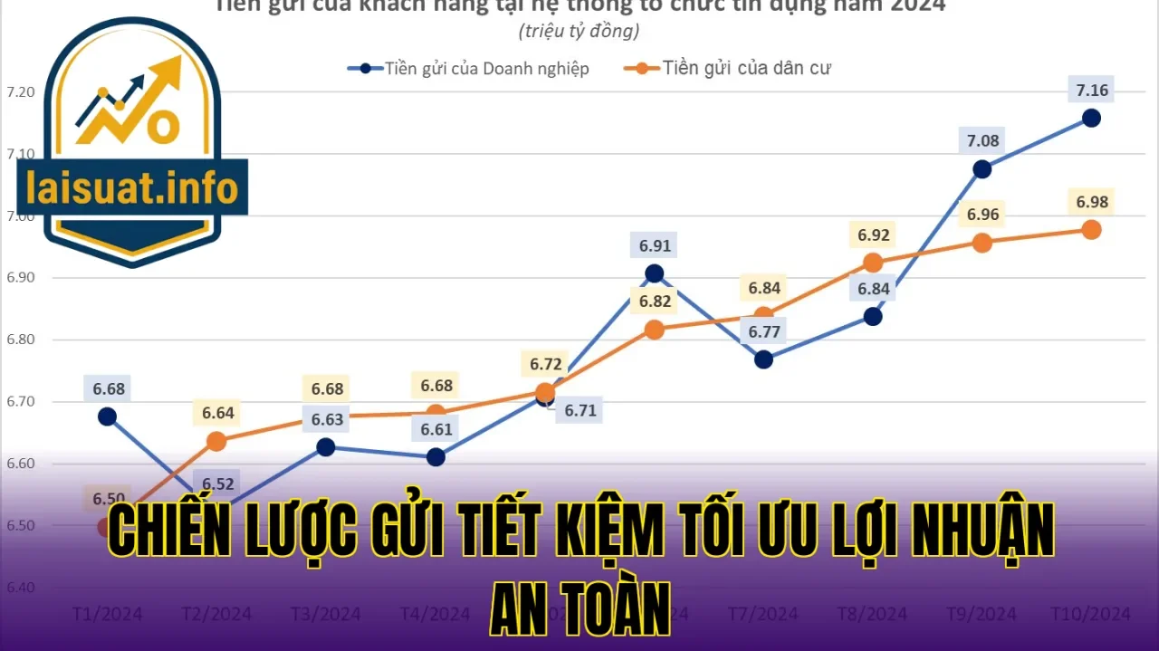 Chiến lược gửi tiết kiệm tối ưu lợi nhuận an toàn