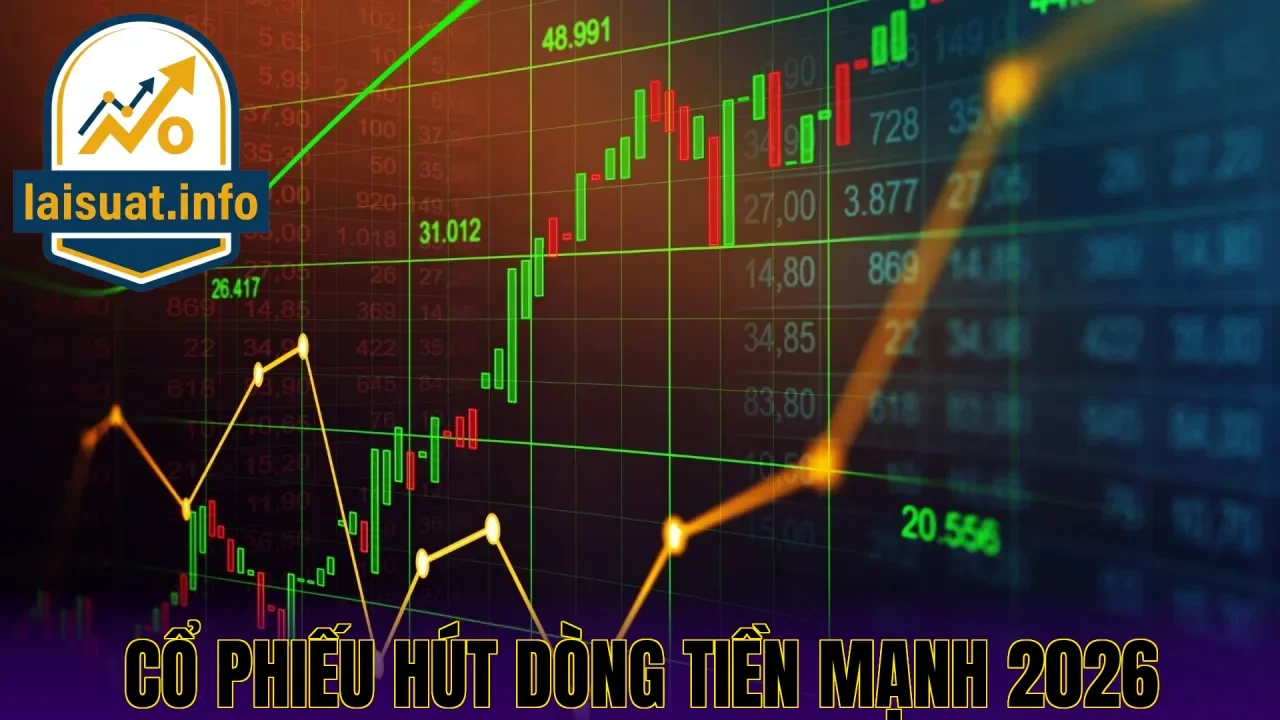 Cổ phiếu hút dòng tiền mạnh 2026