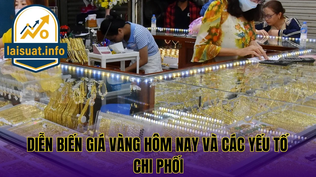 Diễn biến giá vàng hôm nay và các yếu tố chi phối