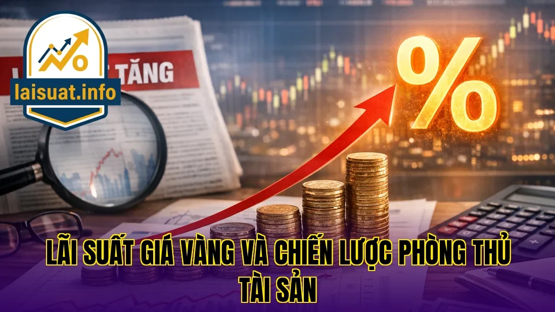 Lãi suất giá vàng và chiến lược phòng thủ tài sản