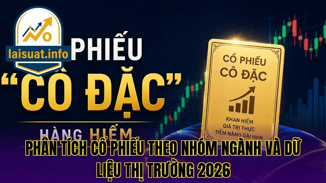 Phân tích cổ phiếu theo nhóm ngành và dữ liệu thị trường 2026