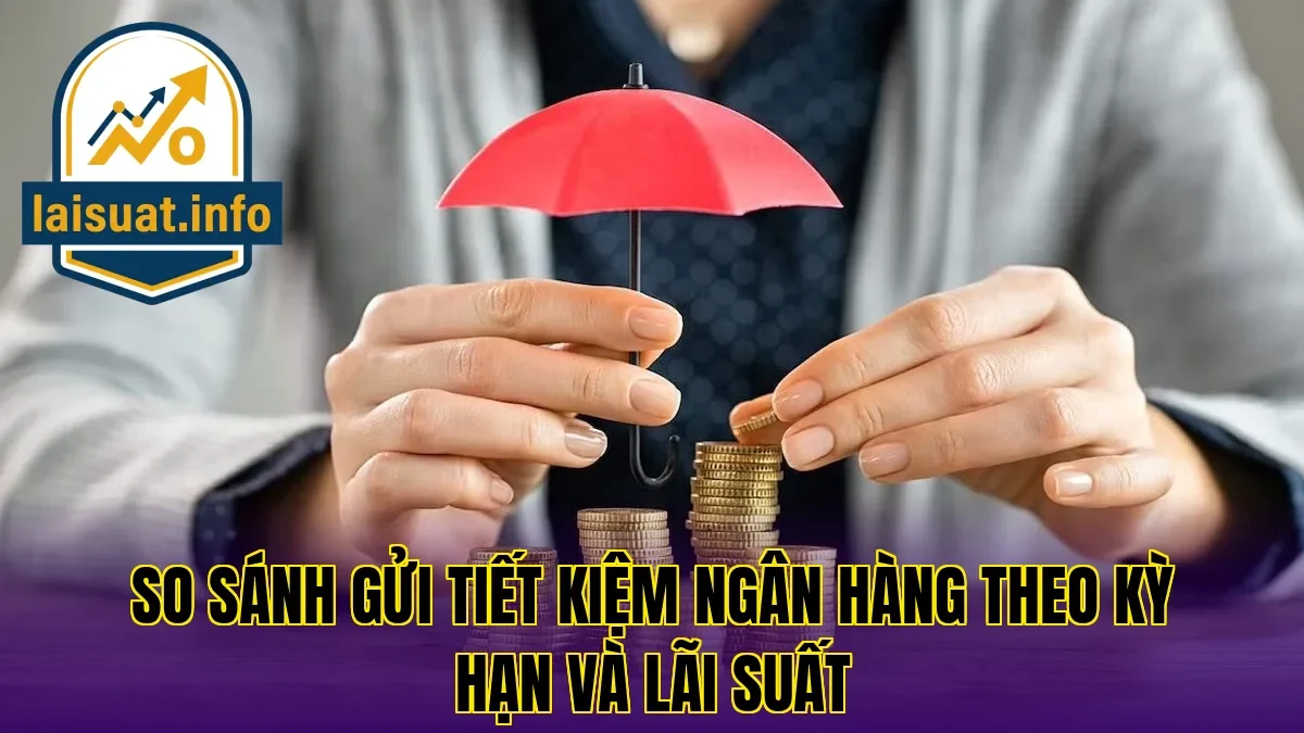 So sánh gửi tiết kiệm ngân hàng theo kỳ hạn và lãi suất