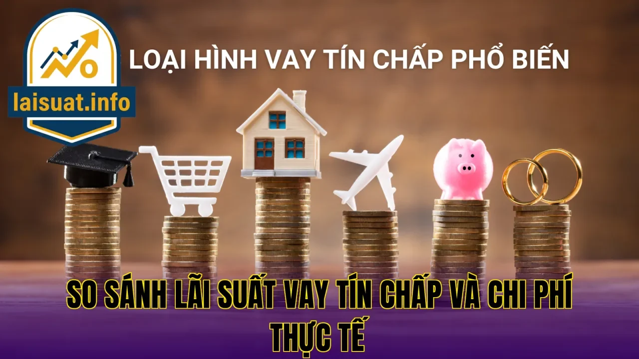 So sánh lãi suất vay tín chấp và chi phí thực tế