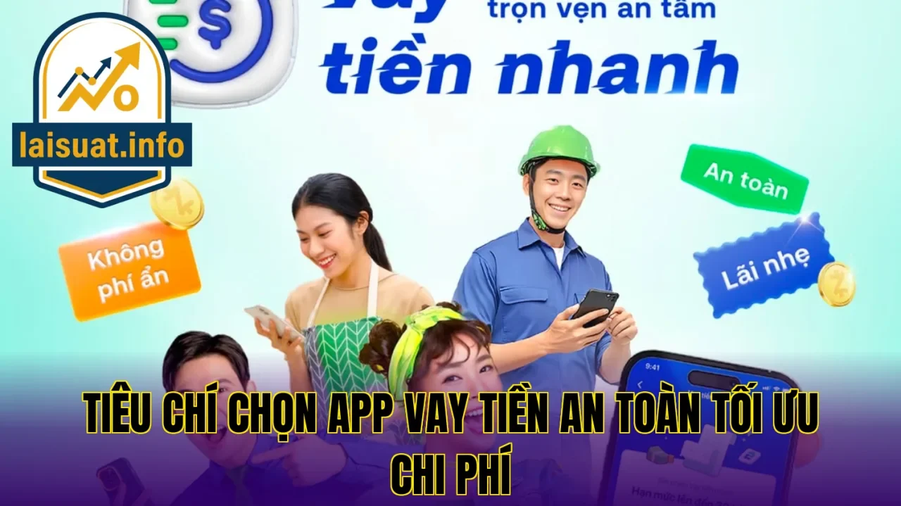 Tiêu chí chọn app vay tiền an toàn tối ưu chi phí