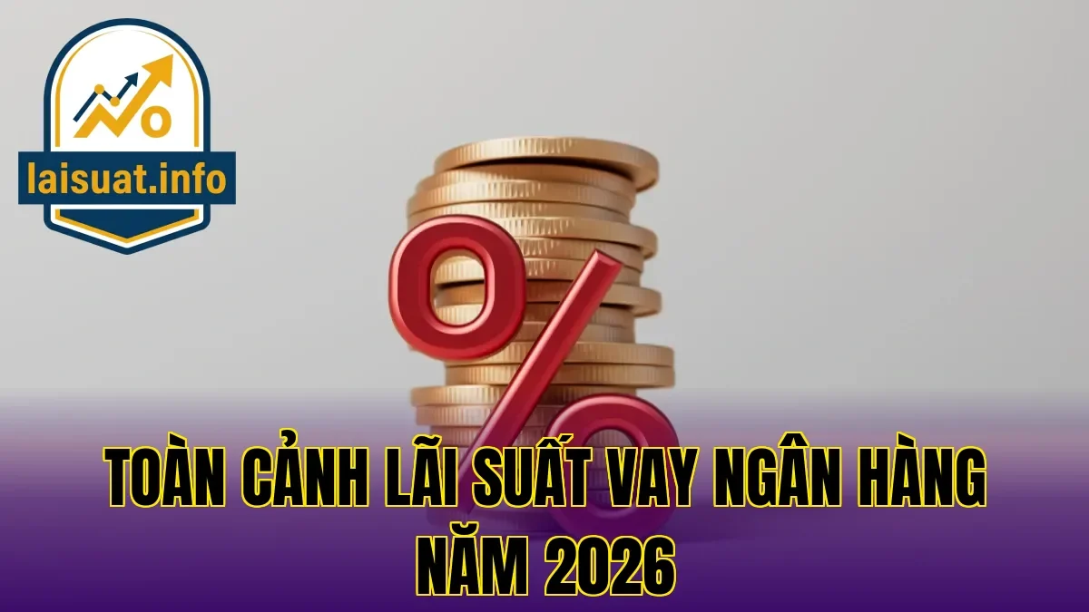 Toàn cảnh lãi suất vay ngân hàng năm 2026